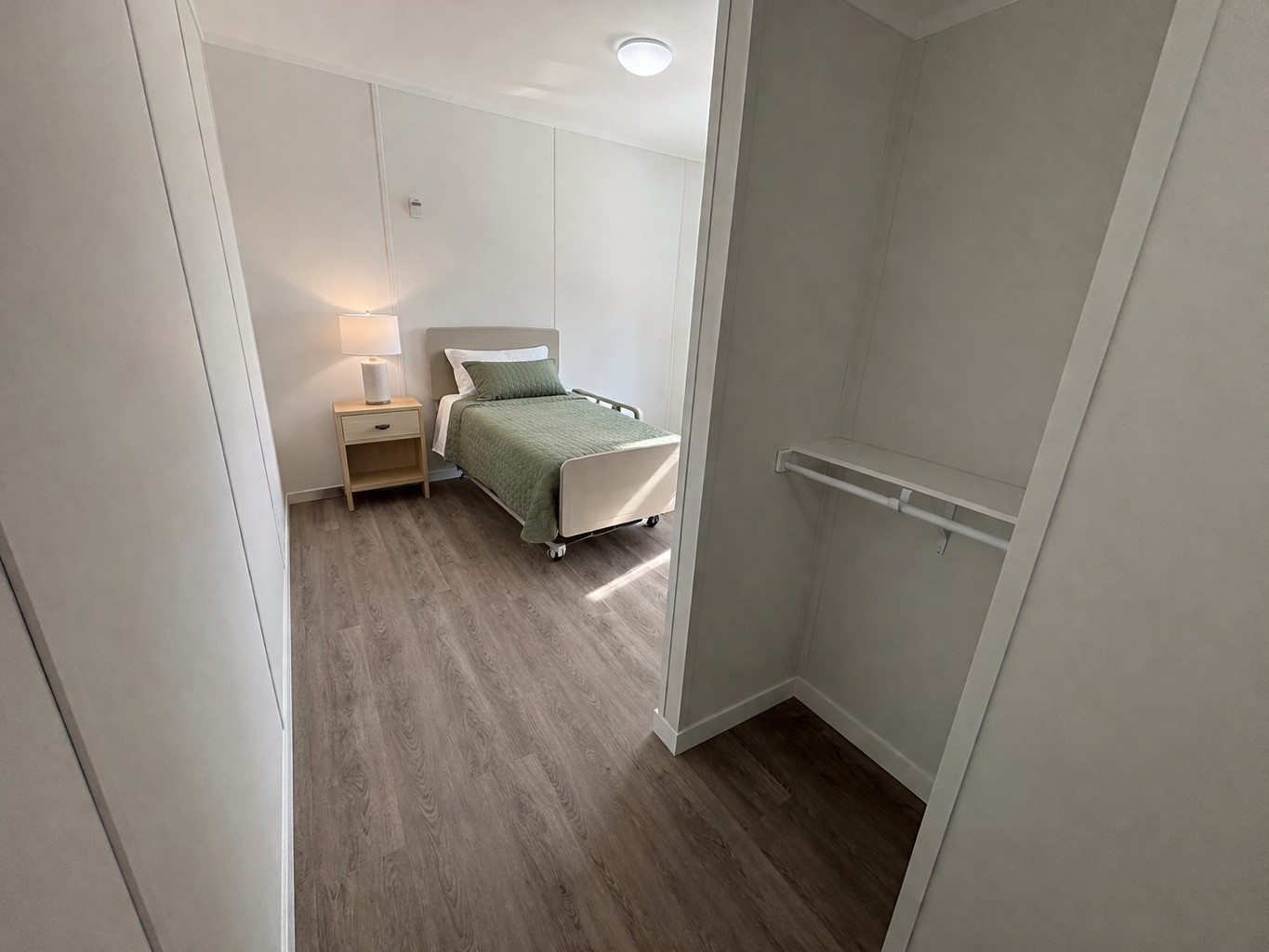 Accessible Bedroom turning space staged accessible-bedroom-staged02